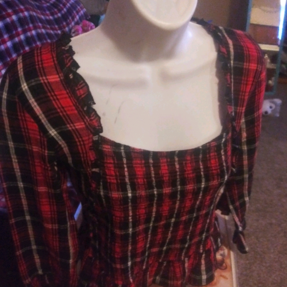 Free people peasant blouse xs